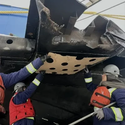 Réparation structure sacrifice Societe des traversieres du Québec